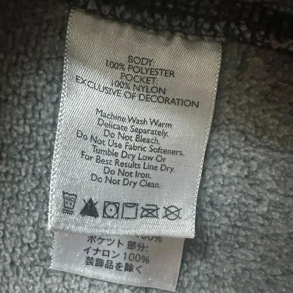 Eddie Bauer Fleece Quarter Zip Pullover Mens Large T - Picture 5 of 8